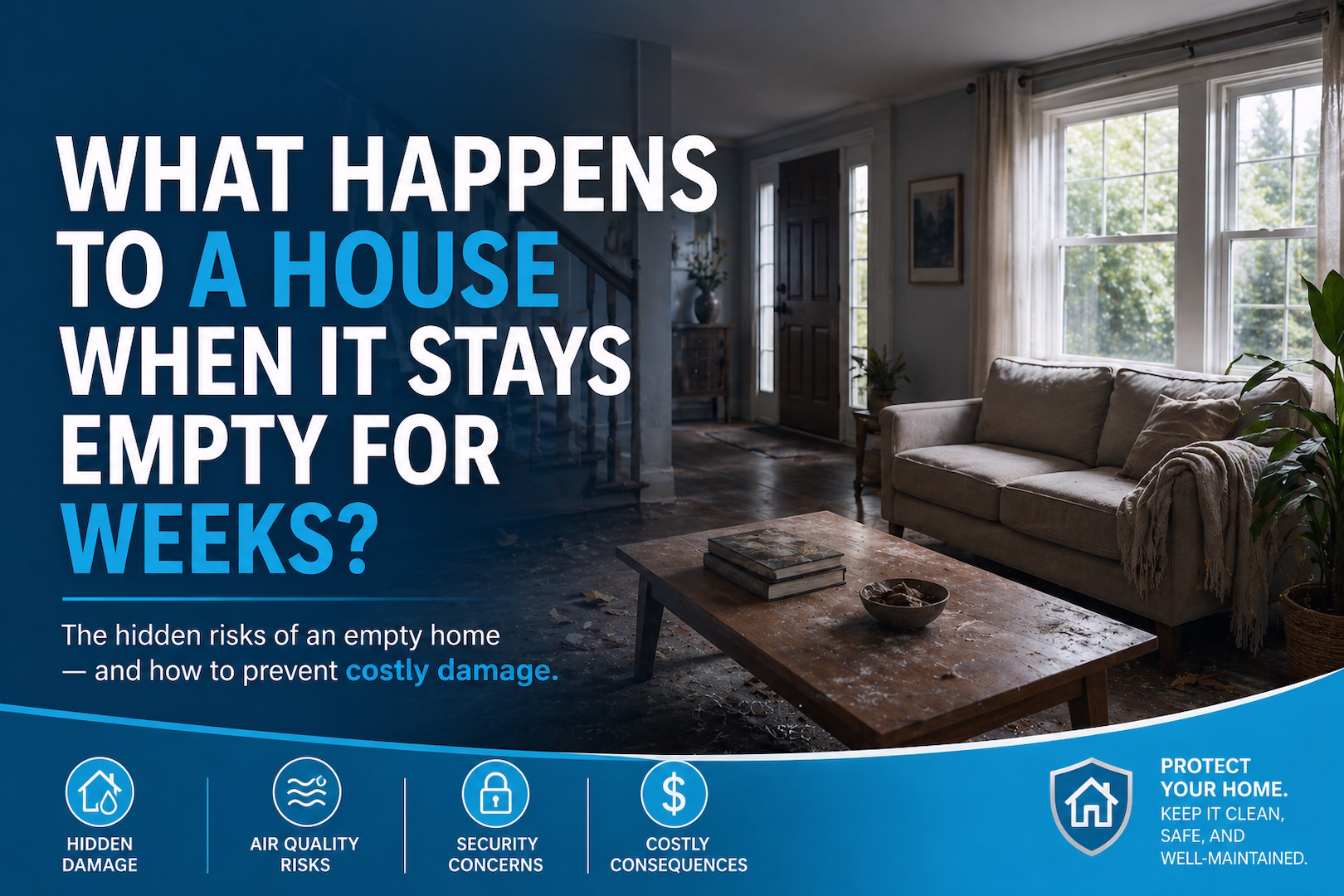 What Happens to a House When It Stays Empty for Weeks?