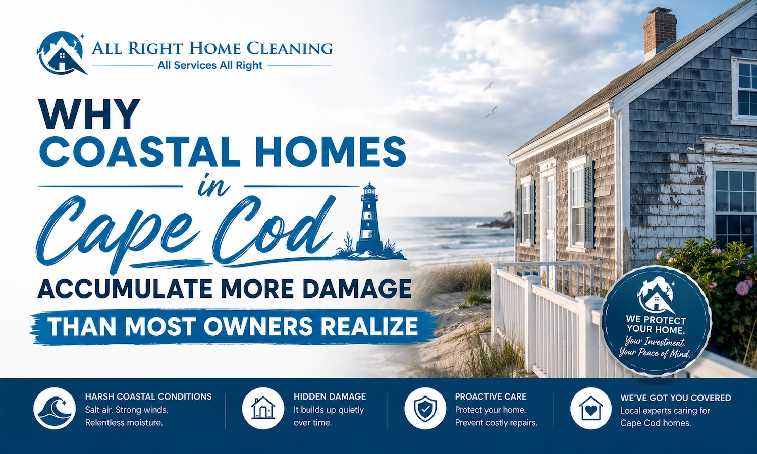 Why Coastal Homes in Cape Cod Accumulate More Damage Than Most Owners Realize