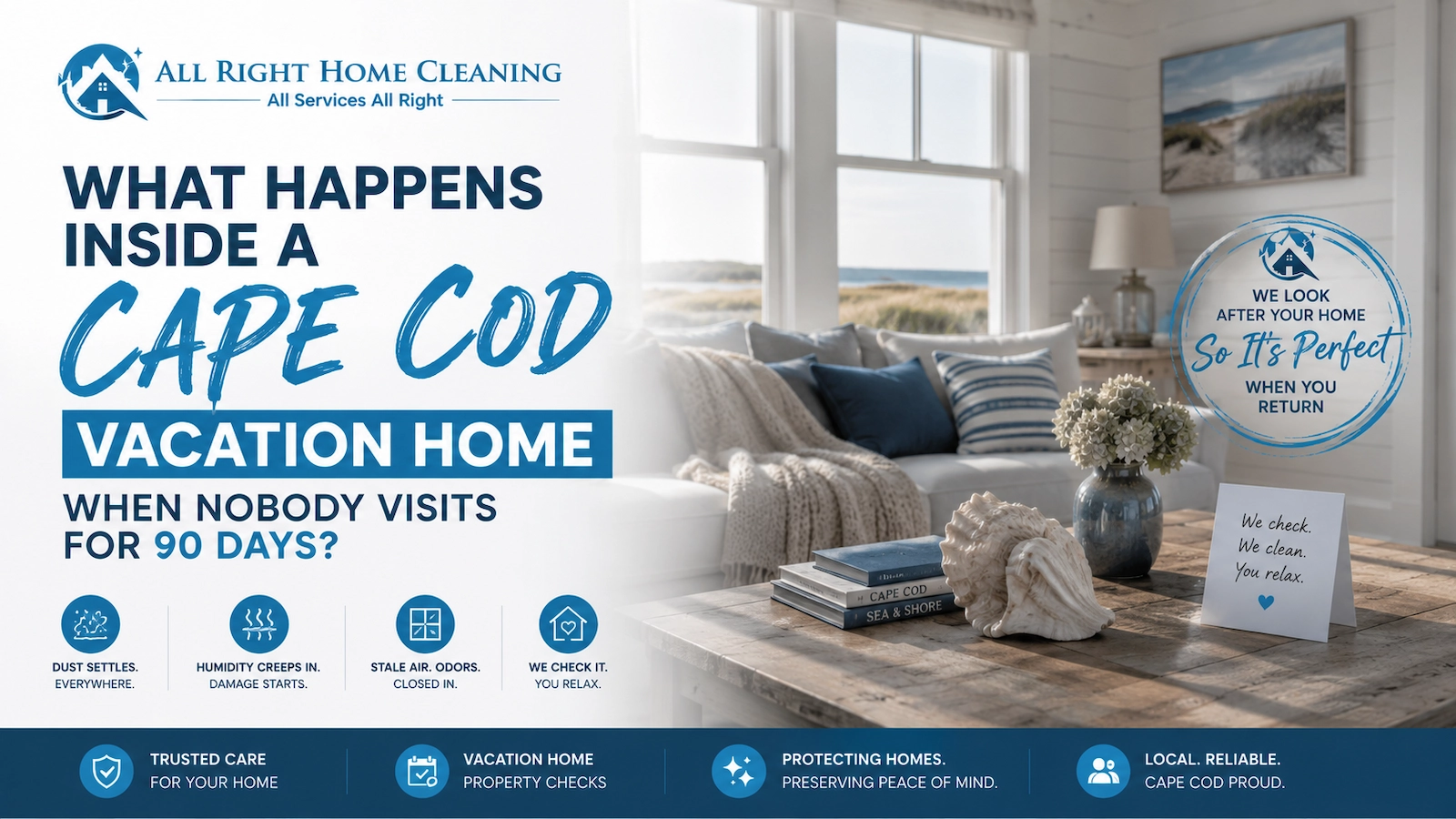 What Happens Inside a Cape Cod Vacation Home When Nobody Visits for 90 Days?