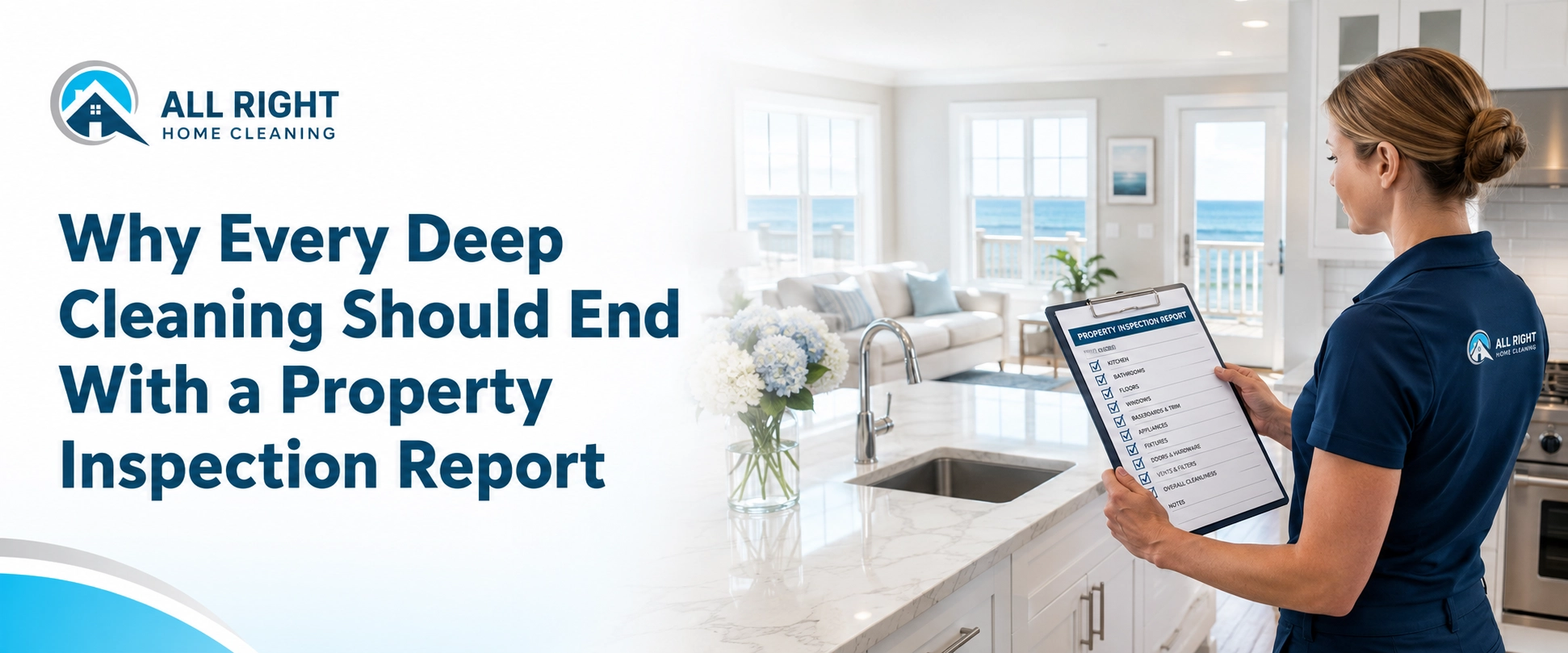 Why Every Deep Cleaning Should End With a Property Inspection Report