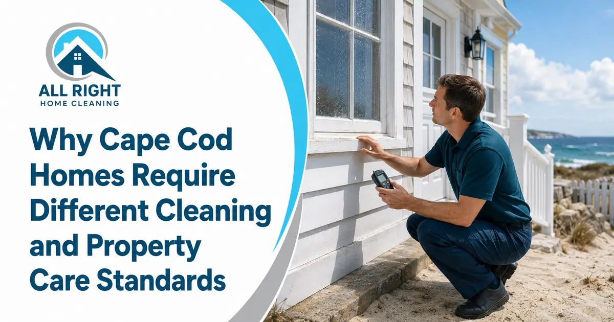 Why Cape Cod Homes Require Different Cleaning and Property Care Standards