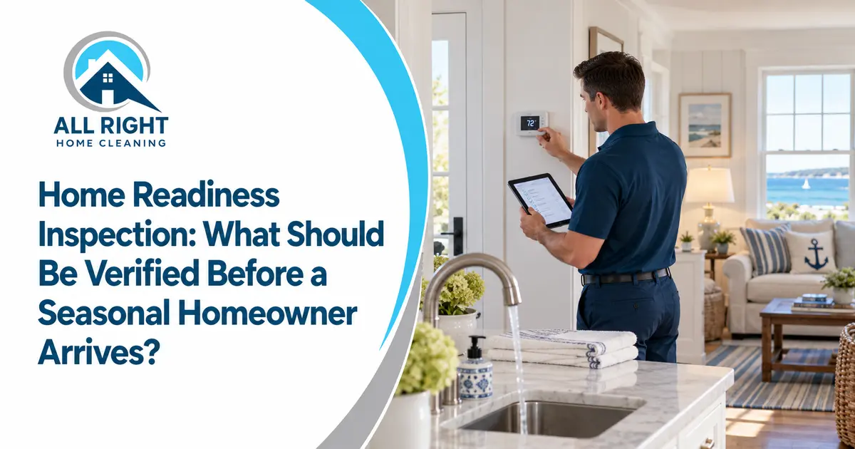 Home Readiness Inspection: What Should Be Verified Before a Seasonal Homeowner Arrives?